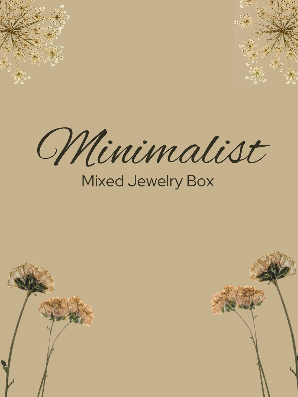 Minimalist Mixed Jewelry Box - Dainty And Delicate